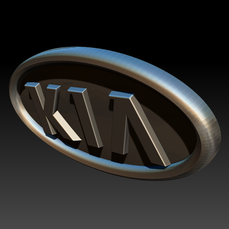 картинка Значок KIA 3D-STL.COM