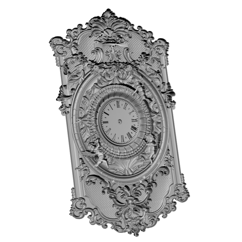 картинка Часы настенные P3-135 3D-STL.COM