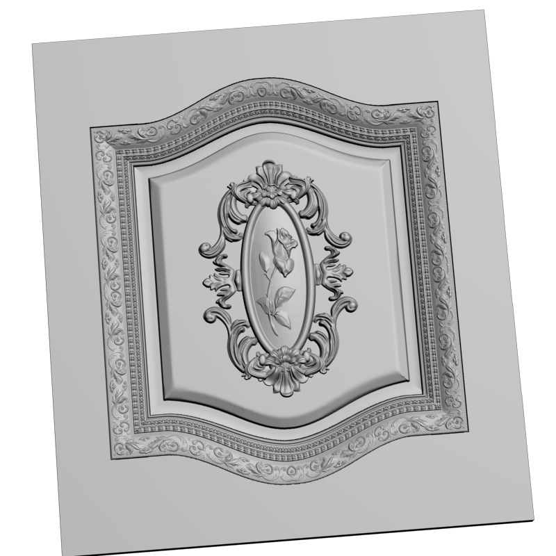 картинка Фасад мебельный M10-027 3D-STL.COM