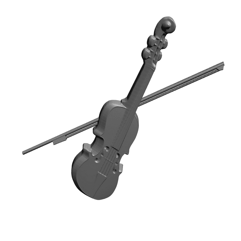 картинка Скрипка P2-002 3D-STL.COM