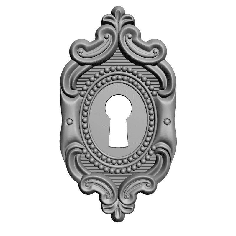 картинка Накладка на замок P4-273 3D-STL.COM