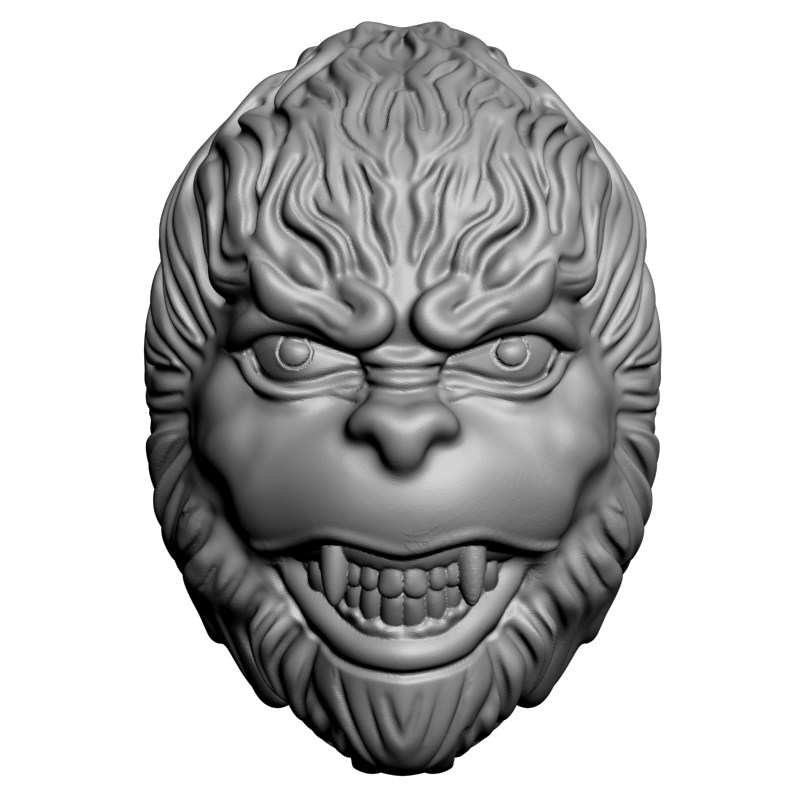 картинка Голова Обезьяны F1-180 3D-STL.COM