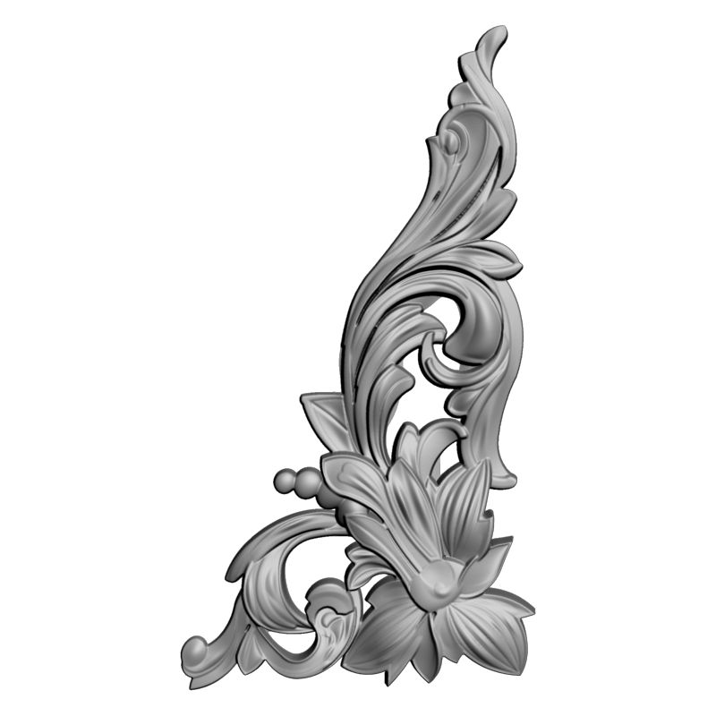 картинка Угловой элемент D19-058 3D-STL.COM