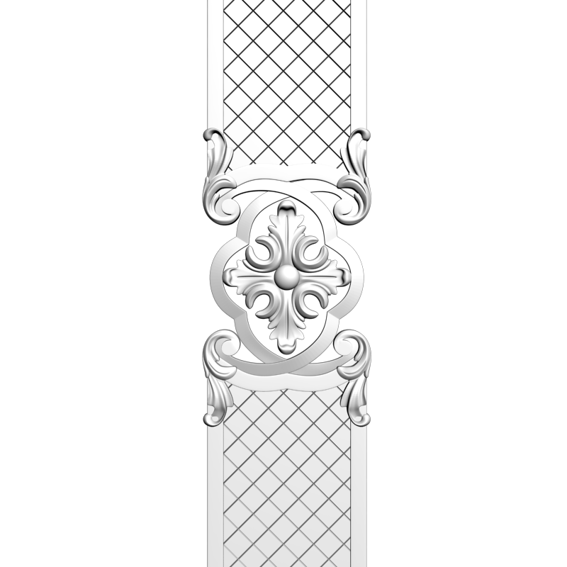картинка Накладка резная D10-307 3D-STL.COM