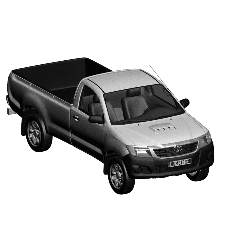 картинка Toyota Hilux Regular Cab 2012 RT3-053 3D-STL.COM