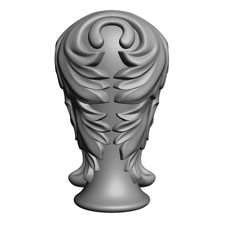 картинка  Шишка резная D20-001 3D-STL.COM