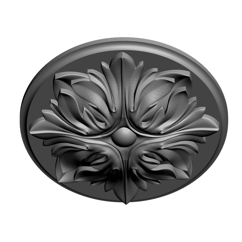 картинка Розетка резная D16-050 3D-STL.COM
