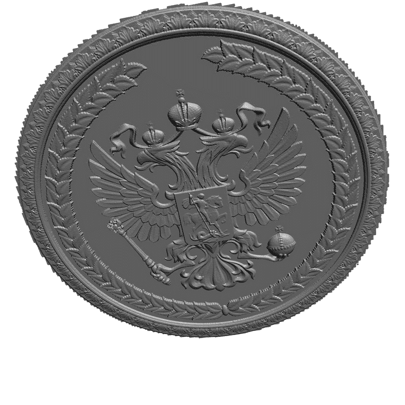 картинка Герб России RG1-009 3D-STL.COM