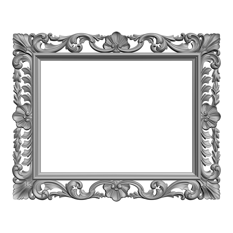 картинка Рамка резная D14-594 3D-STL.COM