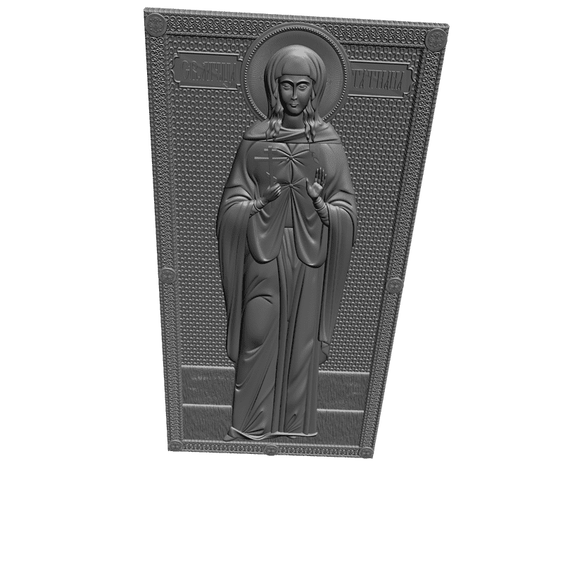 картинка Св. мученица Татьяна V3-124 3D-STL.COM