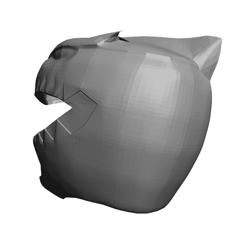 картинка Шлем без козырька P4-027 3D-STL.COM