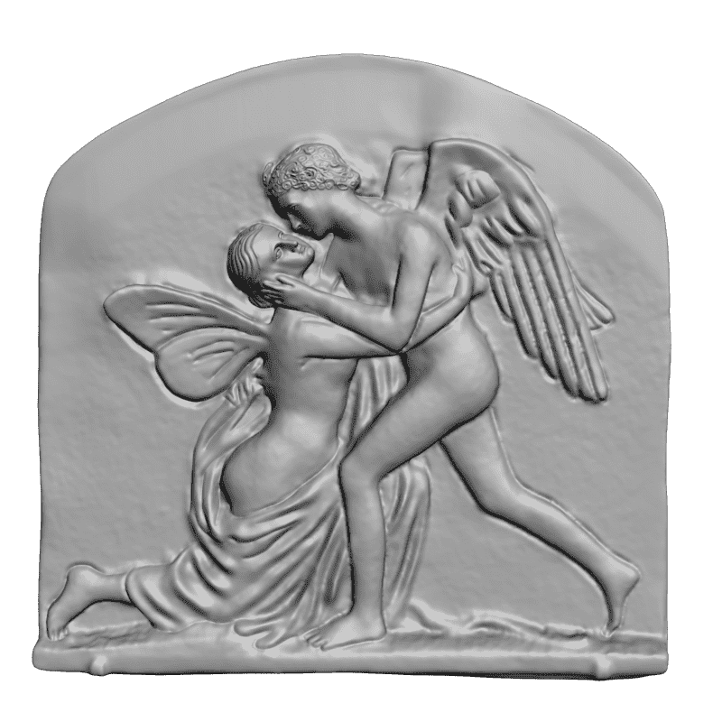 картинка Купидон и Психея D12-404 3D-STL.COM