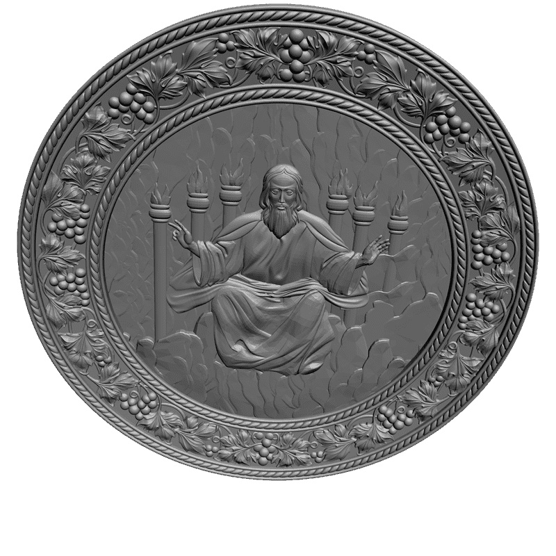 картинка Господь Вседержитель V3-067 3D-STL.COM