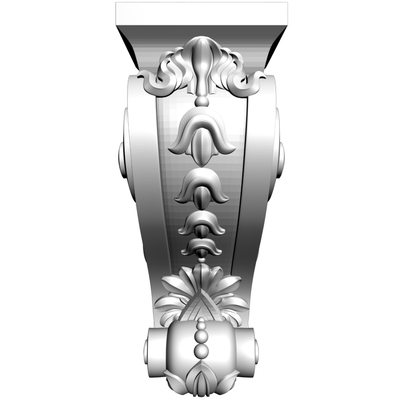 картинка Кронштейн резной D9-183 3D-STL.COM