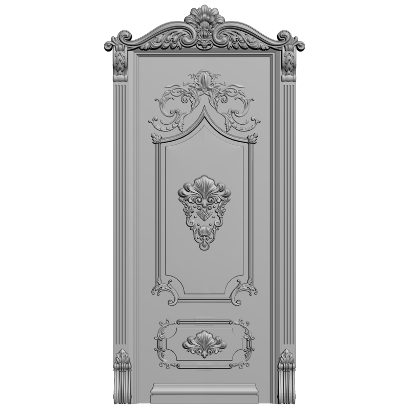 картинка Двери резные H3-053 3D-STL.COM