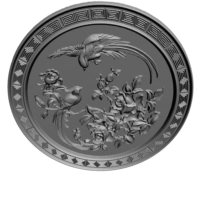 картинка Розетка резная D16-134 3D-STL.COM