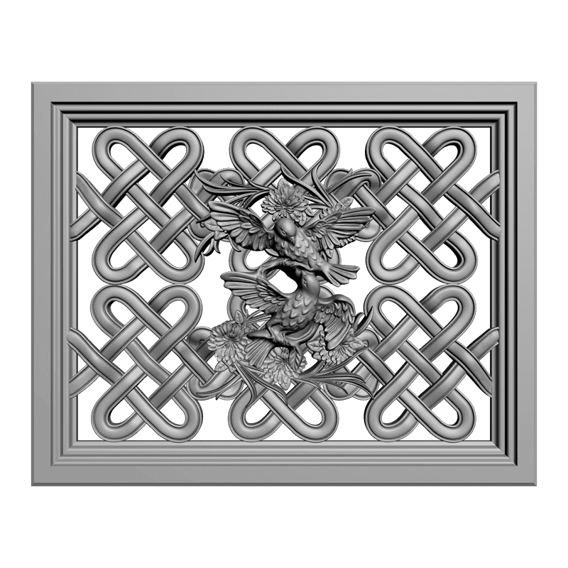 картинка Панель резная D11-043 3D-STL.COM