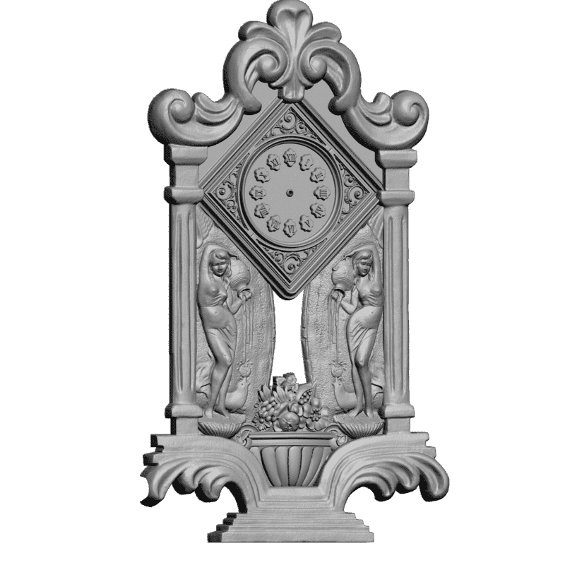 картинка Часы в стиле Ренесанс P3-112 3D-STL.COM