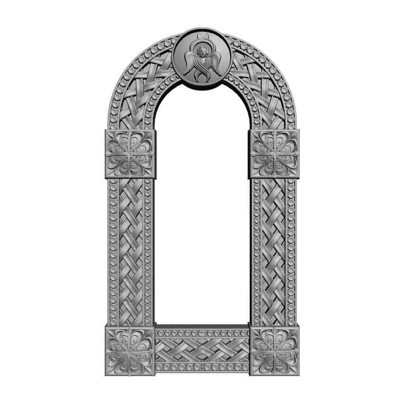 картинка Рамка резная D14-003 3D-STL.COM