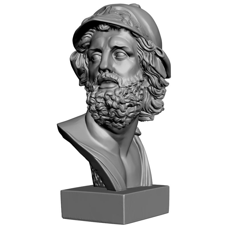 картинка Голова мужчины L2-063 3D-STL.COM