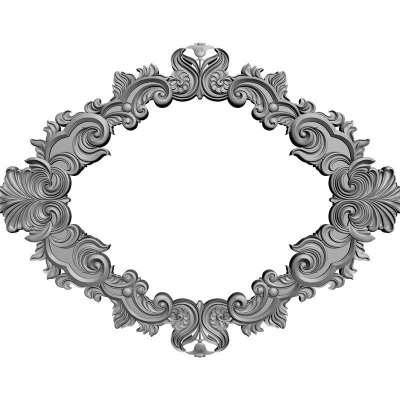 картинка Рама под зеркало D14-016 3D-STL.COM