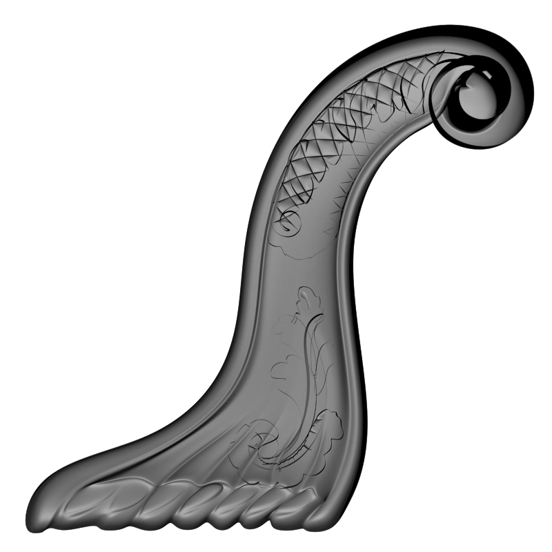 картинка Ножка мебельная M6-106 3D-STL.COM