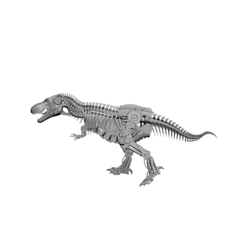 картинка Динозавр T-REX x4 F6-057 3D-STL.COM