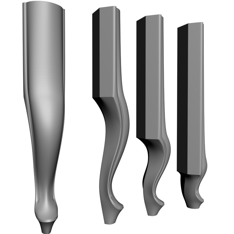 картинка Ножка мебельная M6-088 3D-STL.COM