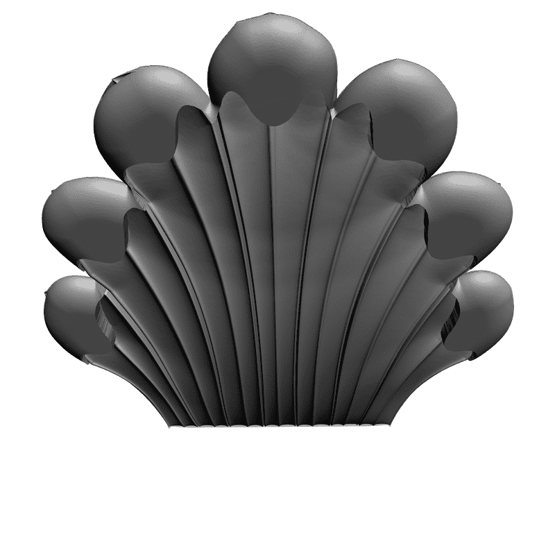 картинка Накладка резная D10-173 3D-STL.COM