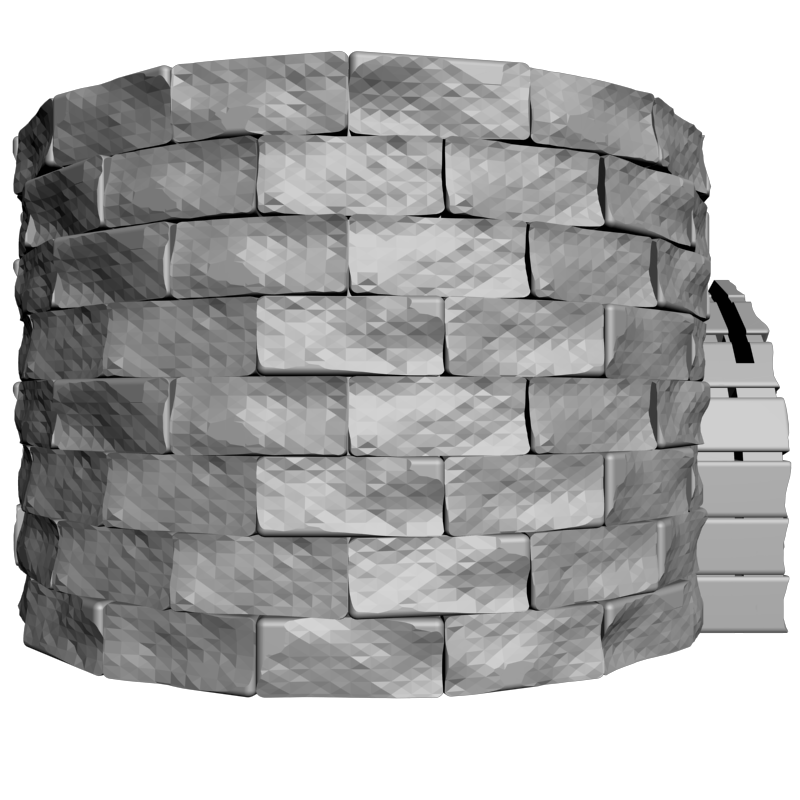 картинка Небольшая башня - первый этаж PI1-519 3D-STL.COM