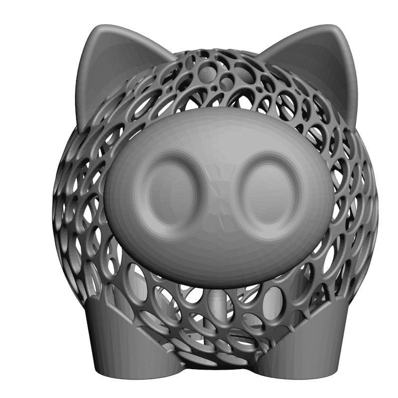 картинка Поросёнок-копилка F1-137 3D-STL.COM