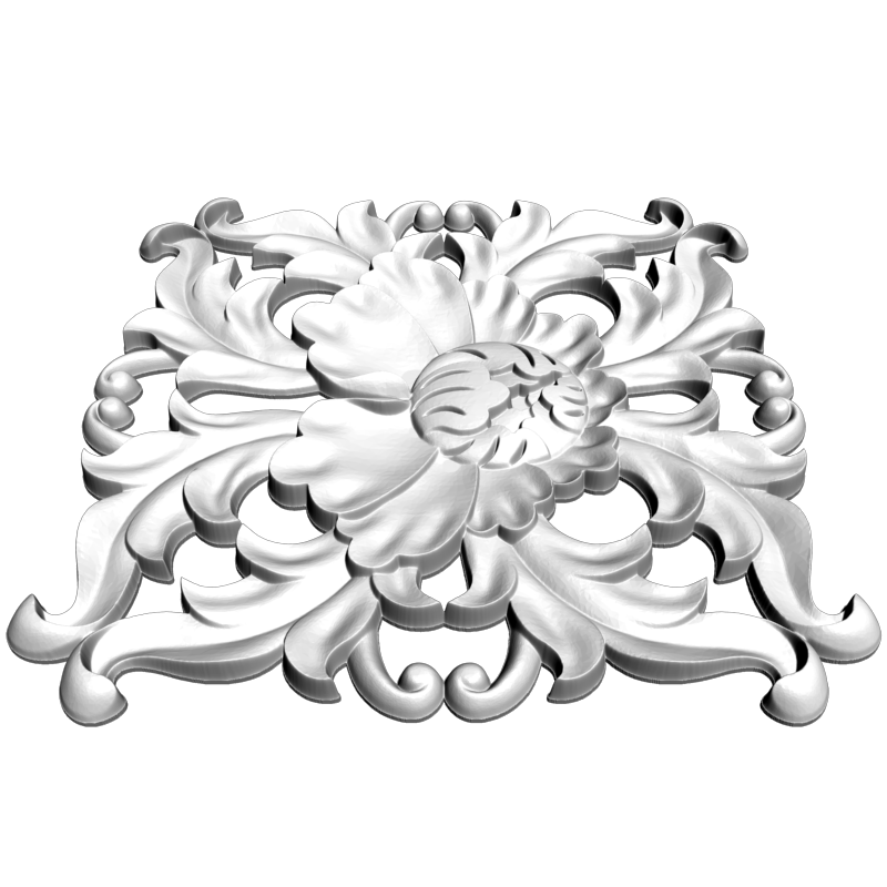 картинка Розетка резная D16-290 3D-STL.COM