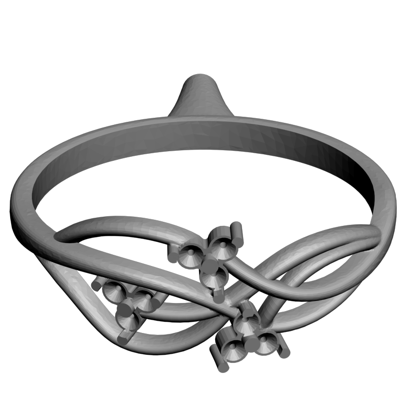 картинка Колечко RY2-121 3D-STL.COM