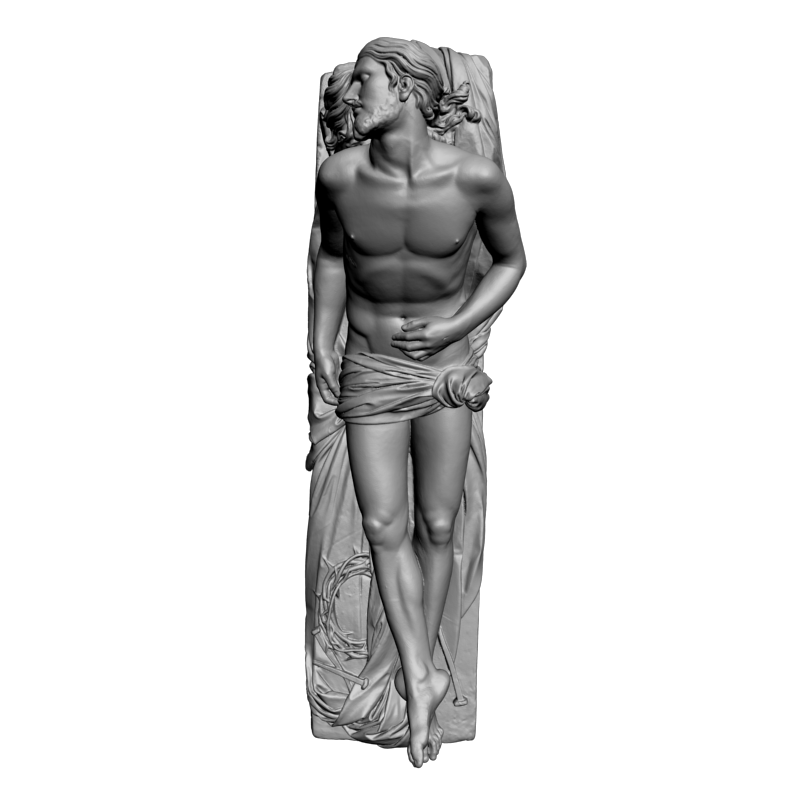 картинка Мертвый Христос L3-358 3D-STL.COM