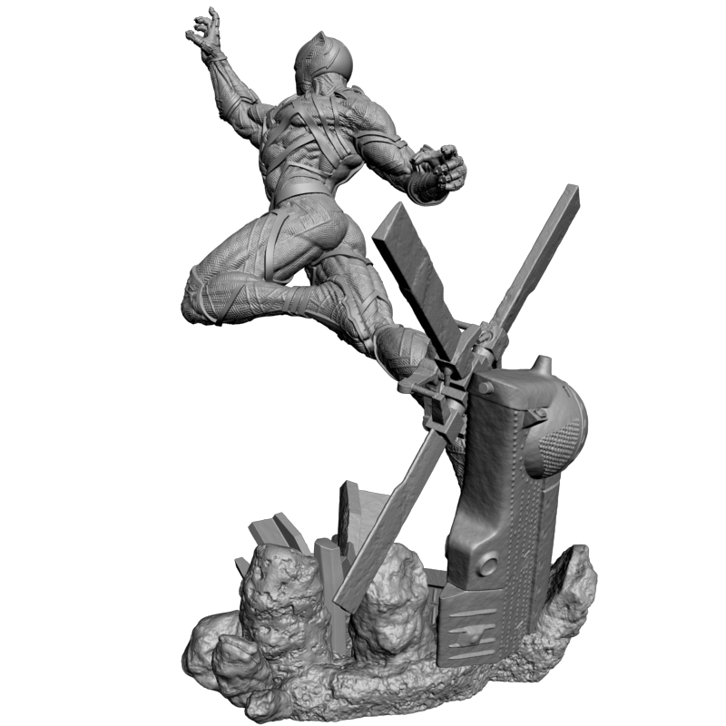 картинка Злая Черная Пантера PI1-500 3D-STL.COM
