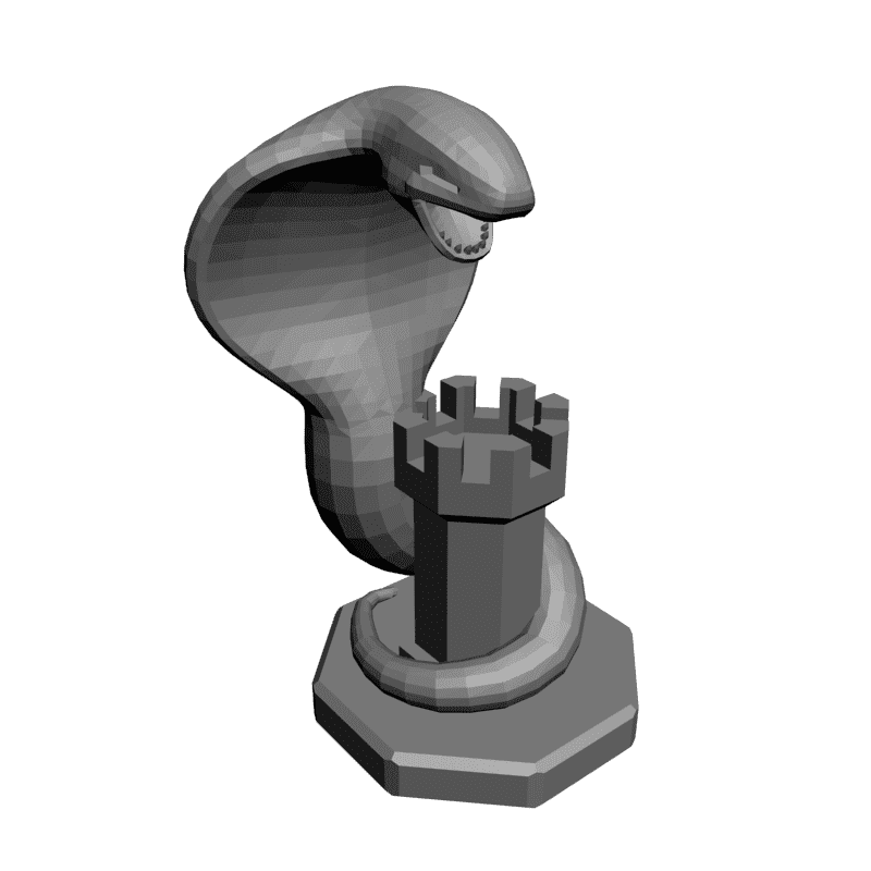 картинка Набор шахмат. Покемоны PI3-115 3D-STL.COM