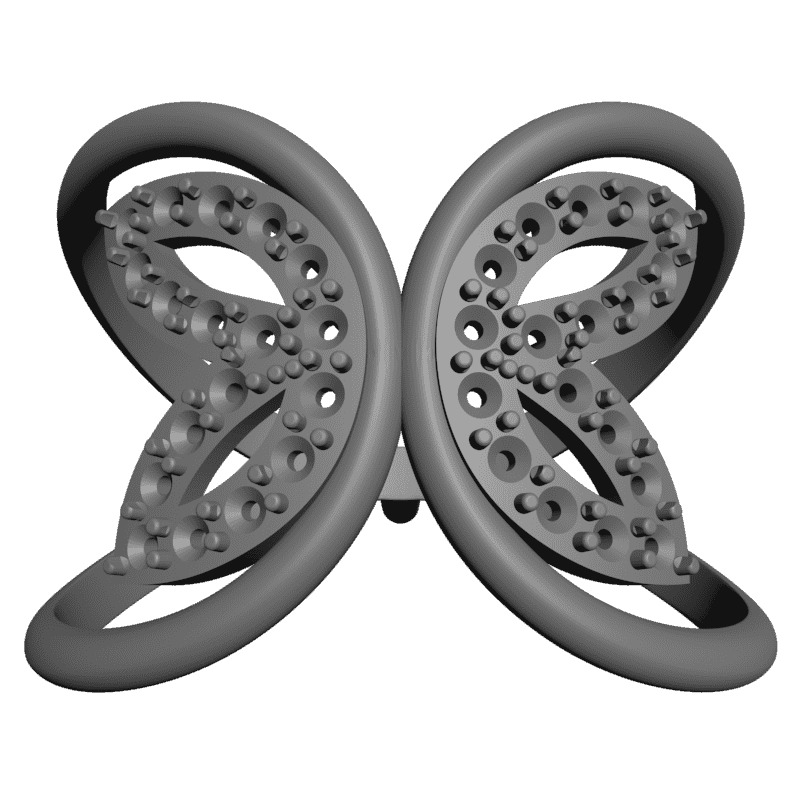 картинка Бабочка RY6-037 3D-STL.COM