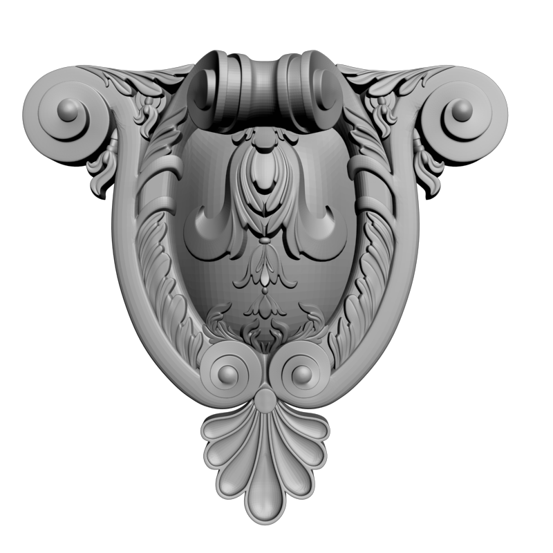 картинка Элемент декора D10-458 3D-STL.COM