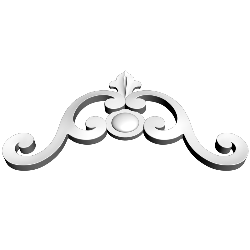 картинка Накладка резная D10-302 3D-STL.COM