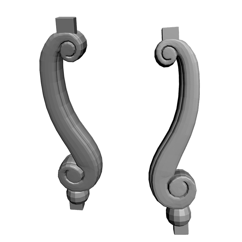 картинка Стул + 13 деталей M9-020 3D-STL.COM