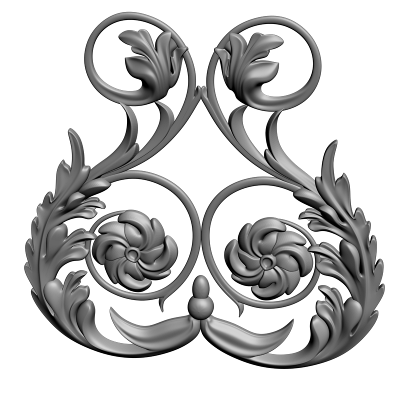 картинка Накладка декоративная D10-421 3D-STL.COM