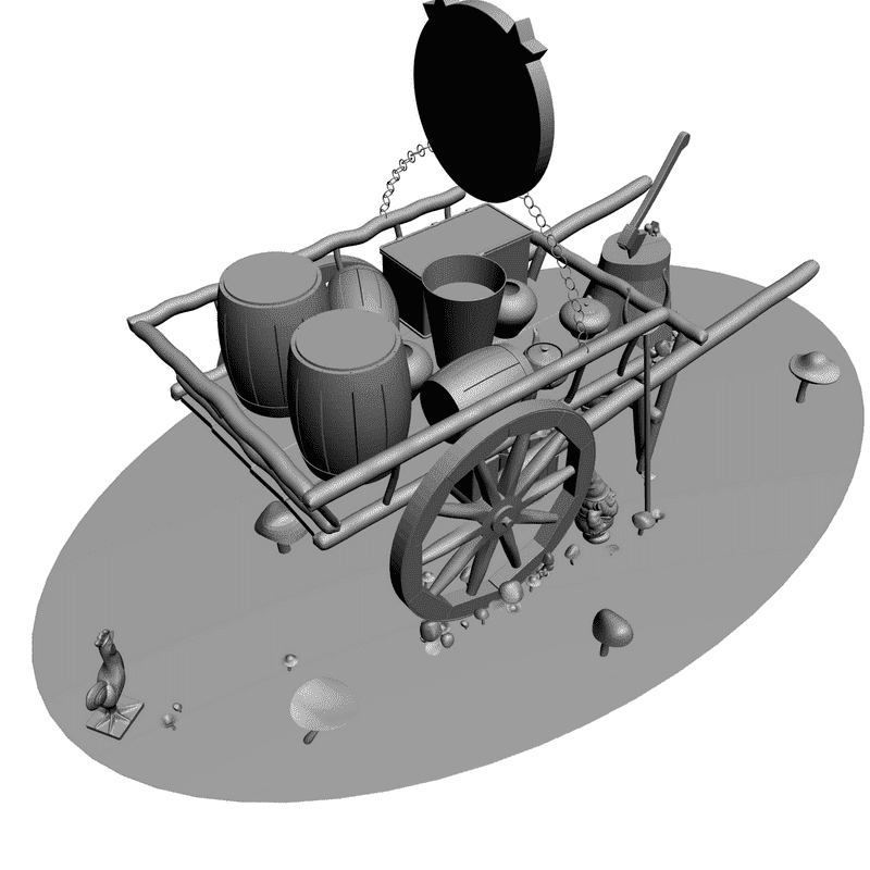 картинка Тележка P4-010 3D-STL.COM