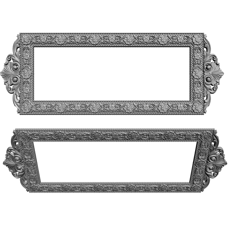 картинка Рамка резная D14-278 3D-STL.COM