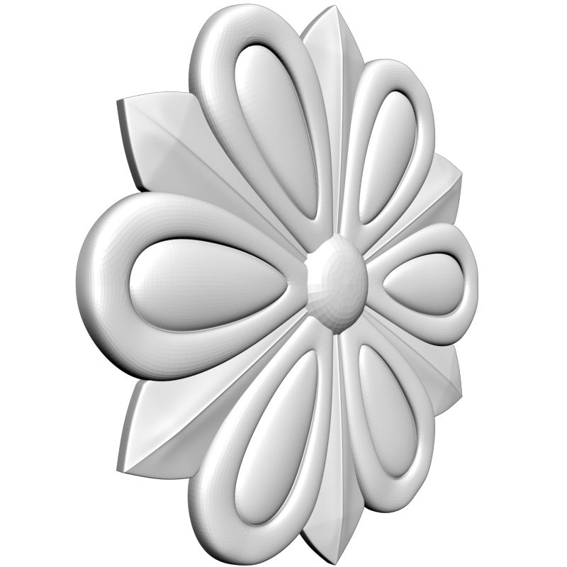 картинка Розетка резная D16-308 3D-STL.COM