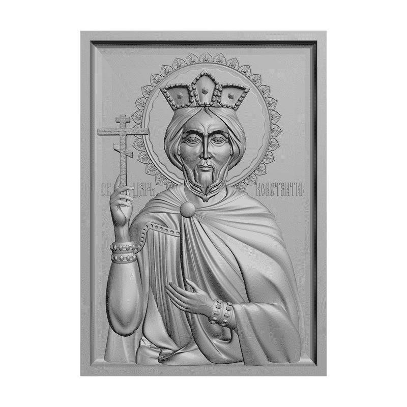 картинка Святой царь Константин V3-131 3D-STL.COM