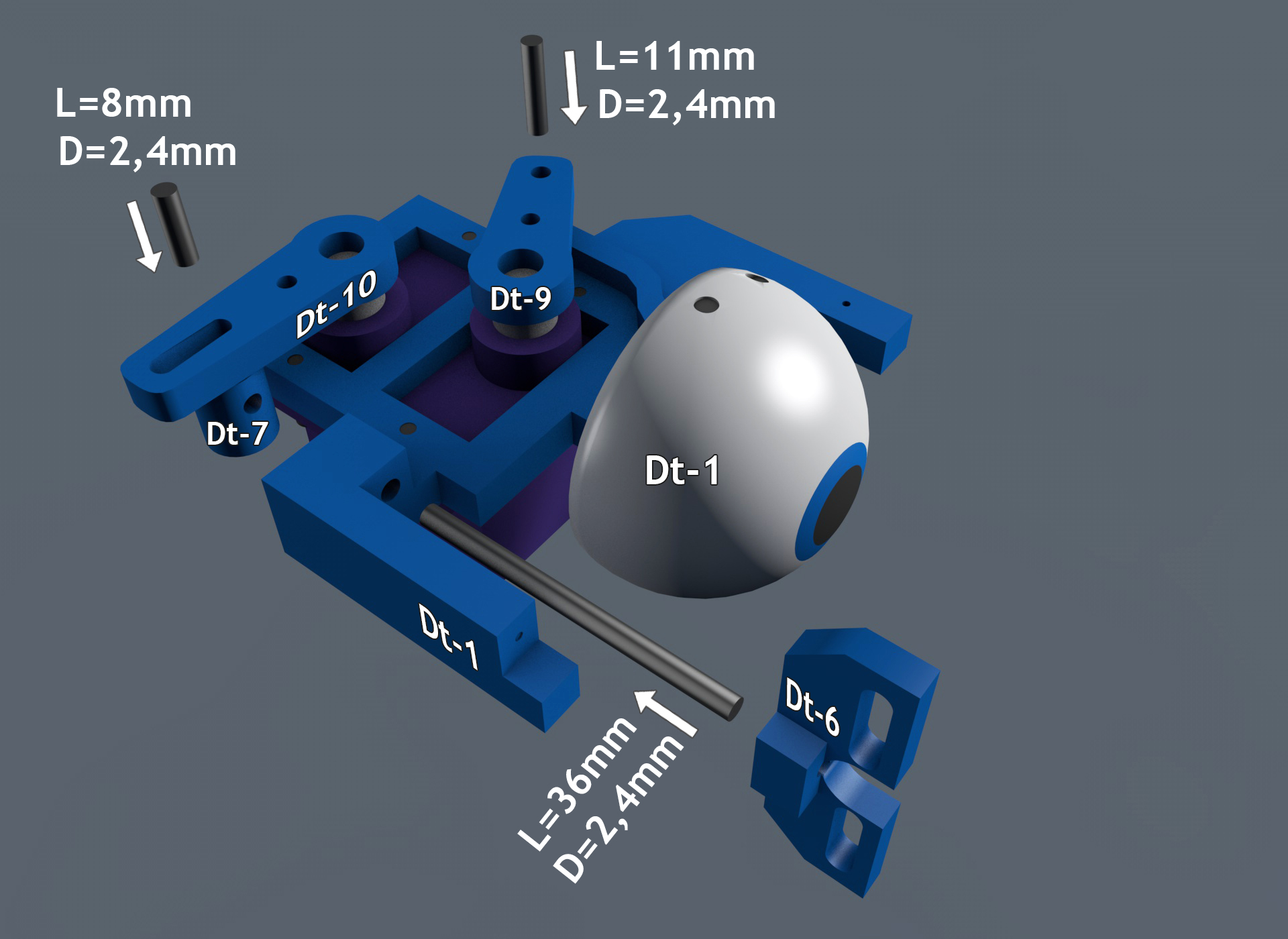 картинка Mеханический глаз 3D-STL.COM