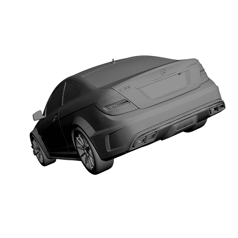 картинка Авто Mercedes C63 AMG RT3-015 3D-STL.COM