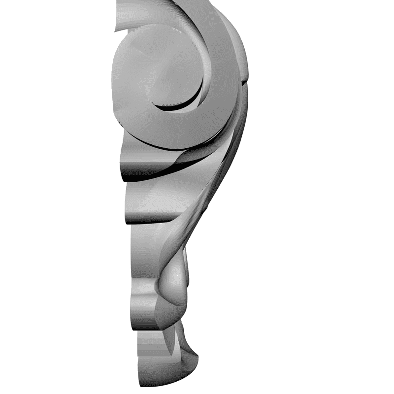 картинка Кронштейн резной D9-005 3D-STL.COM