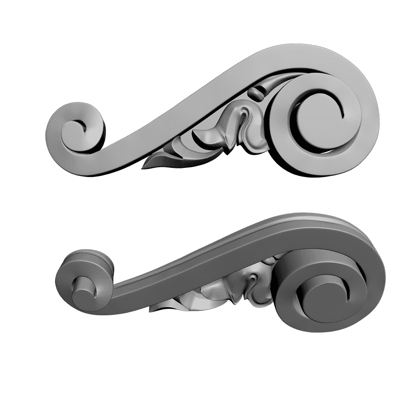 картинка Накладка резная D10-050 3D-STL.COM