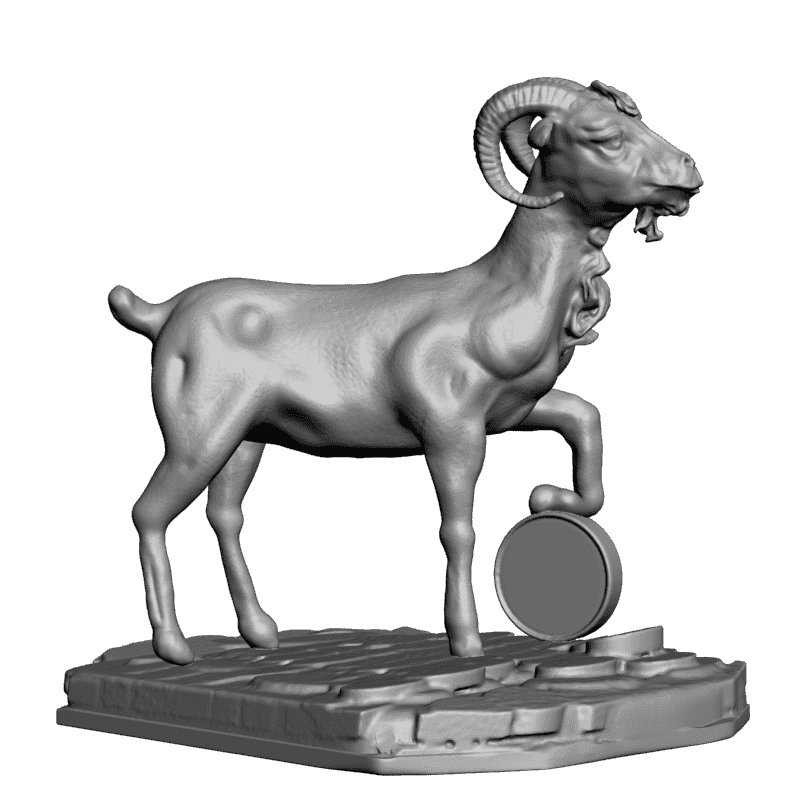 картинка Козочка F1-184 3D-STL.COM